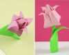 3d origami Vorlagen Zum Ausdrucken Best Of origami Tulpe Falten Diy Anleitung Zum Ausdrucken Talu