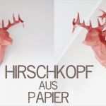 3d origami Vorlagen Zum Ausdrucken Erstaunlich Diy origami Hirschkopf Trophäe Kekulo