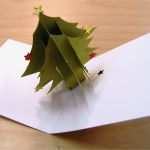 3d origami Vorlagen Zum Ausdrucken Hübsch Steffies Hexenhaus Pop Up Weihnachtsbaum Karte Mit Link