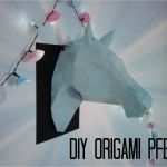 3d origami Vorlagen Zum Ausdrucken Wunderbar Diy origami Pferdekopf