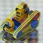 3d Vorlagen Download Erstaunlich 3d Vorlage Traxbot Roboter Download Chip