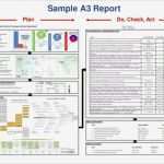 A3 Report Vorlage Excel Deutsch Angenehm Sample A3 Report Plan Do