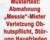 Abmahnung Messi Wohnung Vorlage Süß Mustertext Abmahnung Mieter Wegen &quot;messitum&quot; Vermüllung