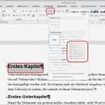 Abschlussarbeit Word Vorlage Neu Überschriften In Word 2013 Wissenschafts Thurm