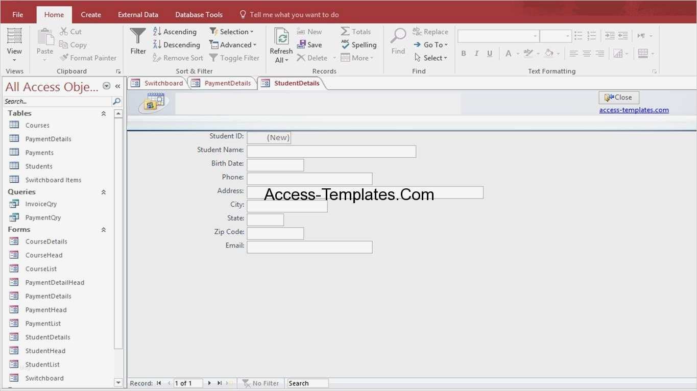 Access 2016 Vorlagen Angenehm Großzügig Microsoft Excel Datenbank Vorlage Bilder Ideen | Vorlage ...
