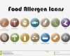 Allergenkennzeichnung Vorlage Download Hübsch Lebensmittel Allergen Ikonen Stock Abbildung Bild