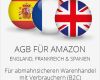 Amazon Agb Vorlage Erstaunlich Agb Für Amazon England Frankreich Und Spanien