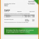 Angebot Vorlage Pdf Erstaunlich 5 Vorlage Angebotsschreiben