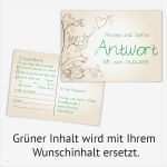 Antwortkarte Hochzeit Vorlage Gut Antwortkarte Hochzeit Hochzeitskarten Antwort Postkarte