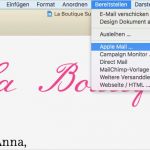 Apple Mail Vorlagen Bearbeiten Hübsch Vorlagen Via Apple Mail Verschicken Mail Designer