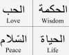 Arabische Kalligraphie Vorlagen Genial Arabic to English Wisdom Love Life Peace – Green Prophet