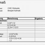 Aufmaß Vorlage Excel Cool Aufmass