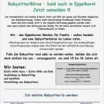 Babysitter Flyer Vorlage Deutsch Cool Saarlandman Eppelblog