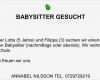 Babysitter Flyer Vorlage Deutsch Erstaunlich Großzügig Babysitter Werbung Vorlage Ideen Entry Level