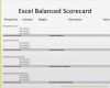 Balanced Scorecard Vorlage Excel Süß Balanced Scorecard Templates