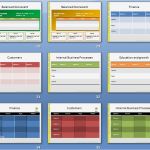 Balanced Scorecard Vorlage Gratis Cool Balanced Scorecard Presentation Template Slides