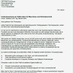 Bewerbung Als Elektriker Vorlage Genial Bewerbung Elektroniker Für Maschinen Und Antriebstechnik