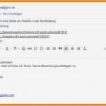 Bewerbungsschreiben Per Email Vorlage Beste 8 Email Bewerbung