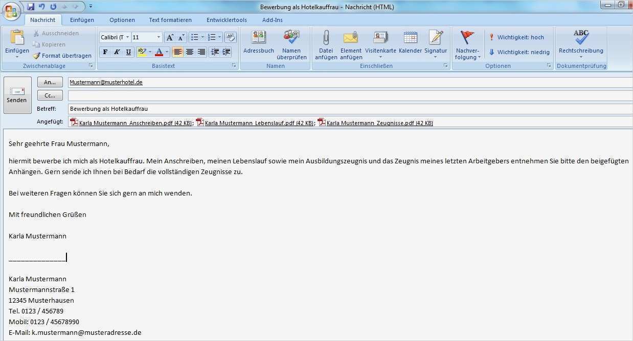 Bewerbungsschreiben Per Email Vorlage Genial Der Weg Zu Deiner