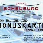 Bonuskarten Vorlage Kostenlos Süß Preise Und Anfahrt Schauburg Cineworld