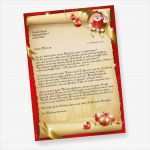 Brief An Christkind Vorlage Erstaunlich Brief Vom Weihnachtsmann Weihnachten