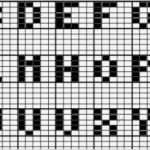 Buchstaben Einstricken Vorlage Hübsch Buchstaben Sticken Auf Einer Mütze Junghans Wolle