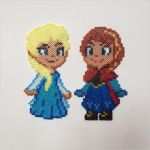 Bügelperlen Vorlagen Elsa Angenehm Elsa and Anna Frozen Hama Mini Beads by Alsterbead