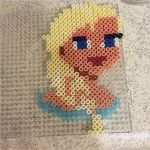 Bügelperlen Vorlagen Elsa Elegant Elsa Frozen Hama Beads by Oojasaoo