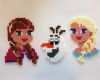 Bügelperlen Vorlagen Elsa Erstaunlich Anna Olaf and Elsa Frozen Hama Beads 7957