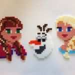 Bügelperlen Vorlagen Elsa Erstaunlich Anna Olaf and Elsa Frozen Hama Beads 7957