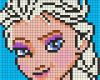 Bügelperlen Vorlagen Elsa Erstaunlich Elsa From Frozen for Perler Perler Bead Pattern Bead