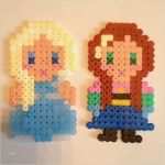 Bügelperlen Vorlagen Elsa Luxus Elsa and Anna Frozen Hama Beads by Nikknoo