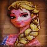 Bügelperlen Vorlagen Elsa Luxus Queen Elsa Frozen Perler Beads by Joshuas Creations