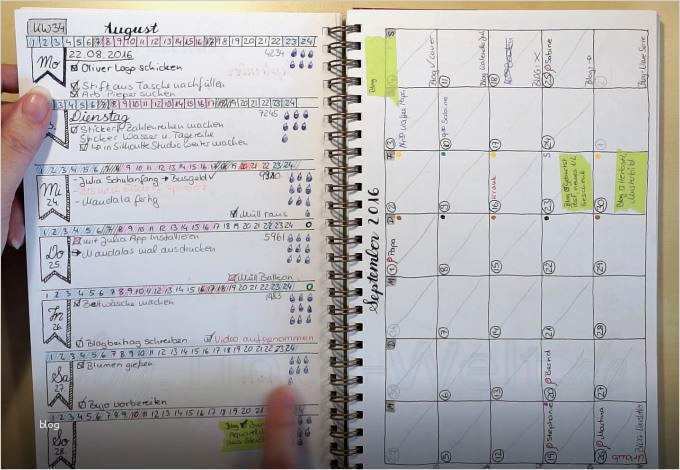 Bullet Journal im Ringbuch – meine Anfänge