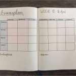 Bullet Journal Vorlagen Deutsch Schönste Bullet Journal Essensplan Der Ultimative Guide