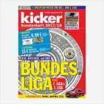 Bundesliga Vorlagen 17 18 Angenehm Kicker sonderheft Bundesliga 2017 18 Weiss