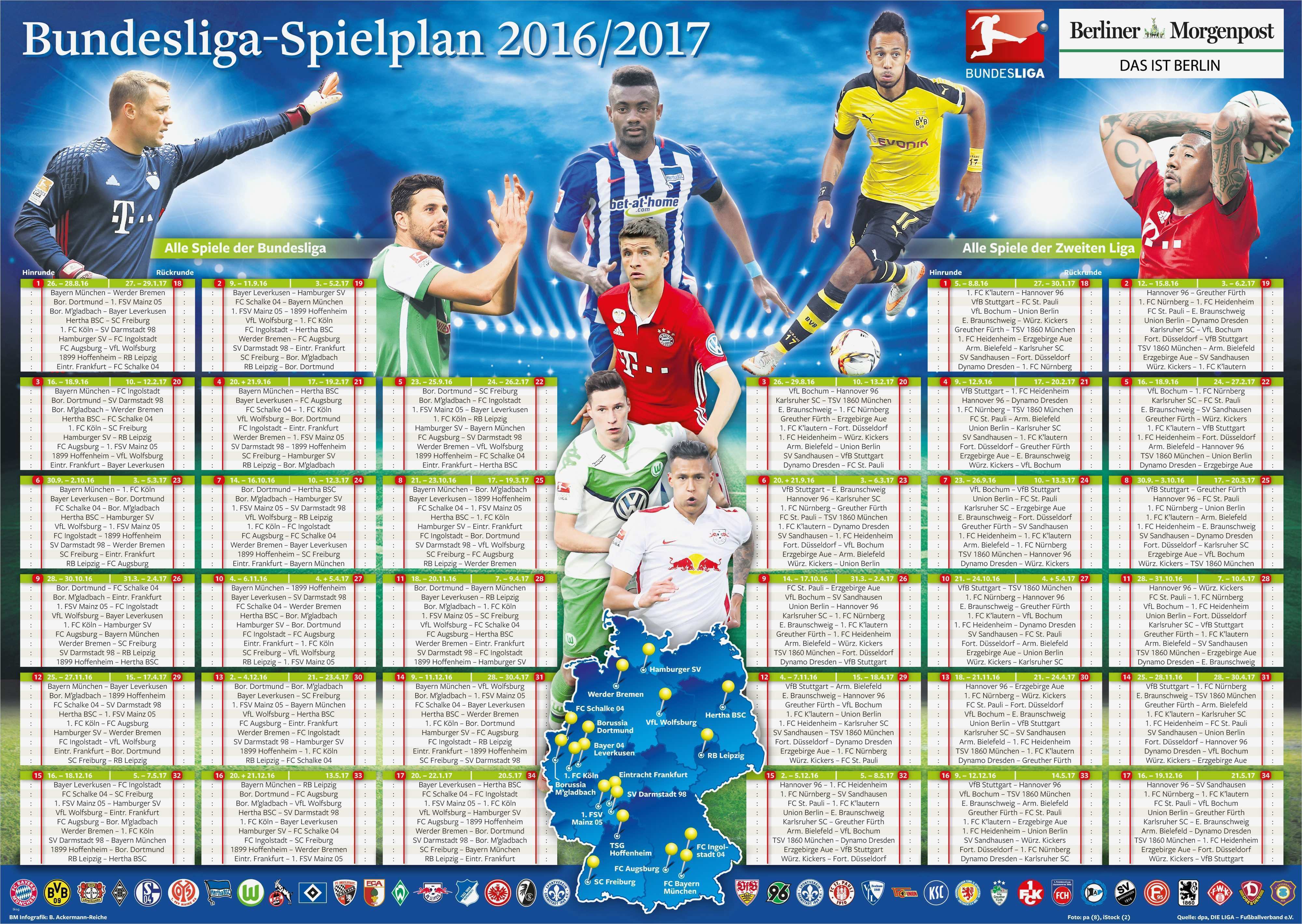 Bundesliga Vorlagen 17 18 Schönste Bundesliga Spielplan Alle Spiele