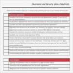 Business Continuity Plan Vorlage Fabelhaft 7 Free Business Continuity Plan Templates Excel Pdf formats