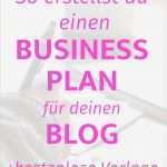 Businessplan Design Vorlage Erstaunlich so Erstellst Du Einen Businessplan Für Deinen Blog
