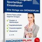 Businessplan Vorlage Einzelhandel Cool Businessplan Sportartikel Einzelhandel Von Gründerplan