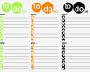 Carnet ata Excel Vorlage Süß 40 Printable to Do List Templates