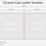 Cd Cover Vorlage Indesign Angenehm Cd Template Jewel Case Leaflet