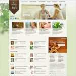 Copyright Homepage Vorlage Gut Healthy Life HTML Homepage Vorlage