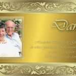 Danksagung Goldene Hochzeit Vorlage Wunderbar Dankeskarten &amp; Danksagungen Zur Goldenen Hochzeit