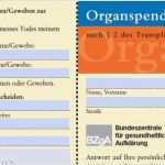 Dankschreiben Spende Vorlagen Kostenlos Genial organspendeausweis Download Kostenlos