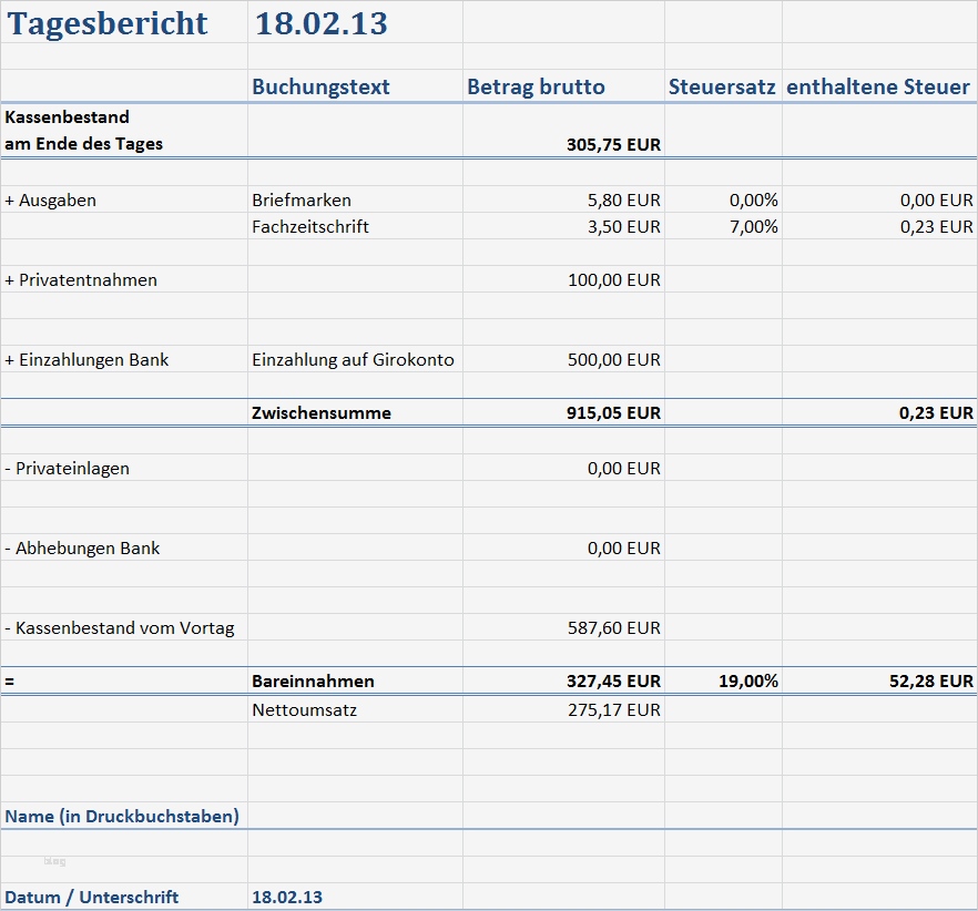 Datev Kassenbuch Vorlage Excel Schönste Das ordnungsgemäße Kassenbuch so Geht S