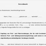 Dhl Vollmacht Vorlage Inspiration Postvollmacht Muster formular sofort Zum Download