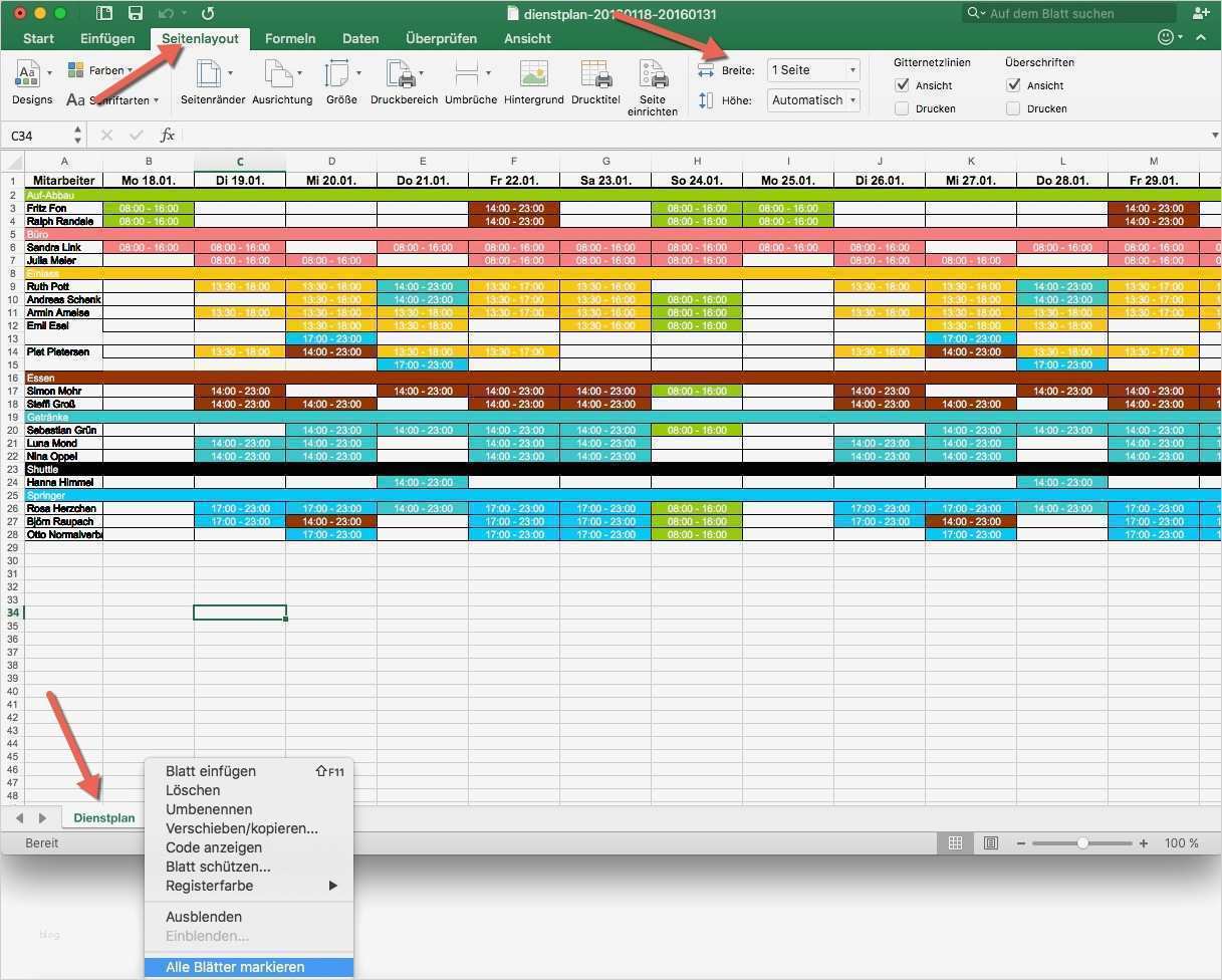 Dienstplan Excel Vorlage Kostenlos Beste Dienstplan Mit Excel Erstellen Kostenlos Zum Download 