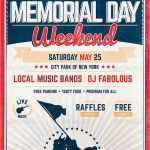 Dj Flyer Vorlagen Gut Memorial Day Flyer Template