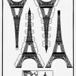 Eiffelturm Basteln Vorlage Inspiration Modellbogen Eiffelturm Basteln Modellbogen